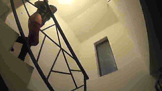 A Shamefaced Milfycalla Peeing on the Staircase Ep 152