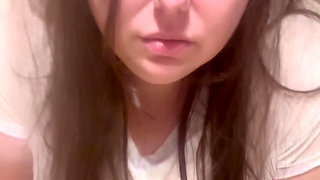 Slapping face slut