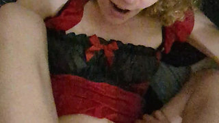 Pregnant Breedwhore Celebrates with a Messy Creampie on Snap