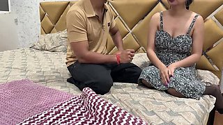 Stepdad Fucks Skinny Teen and Hairy Pussy in Hot Threesome - Uncensored Desi Sex