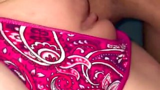 Stepdad uses big cock to fuck my pussy - Close Up Video