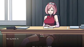 Kunoichi trainer sex game featuring Naruto's Sakura in steamy scenarios