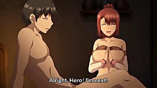 Harem hentai: Big Tits, Threesome  Anime Porn