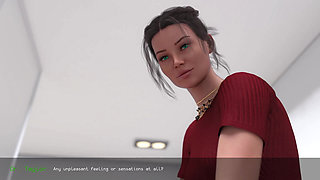 Thighjob and Footjob with MILF Stepmom -measuring My Cum #8 Animated Porn Gameplay