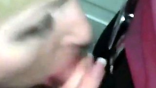 Russian Secretary Amateur Blowjob and Cum in Mouth
