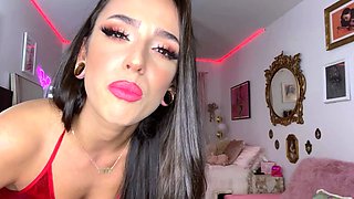 Hottest brunette solo webcam masturbation 2