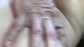 Big Green Eyed Brunette Deepthroats and Takes Big Cock Anal Style on Couch