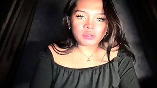 Tranny amateur solo big tits masturbates in high def