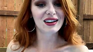 Redhead Czech amateur fucking outdoor