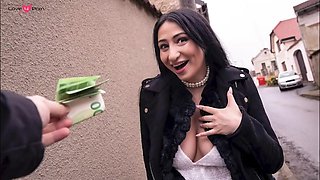 Frenchie Babe With Big Boobies Loves A Huge Dick - Pov Blowjob & Hardcore Sex