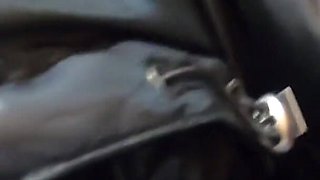 Preview-milfycalla- a Lot of Cum on My Black Down Jacket and Black Leather Leggings 216 P2