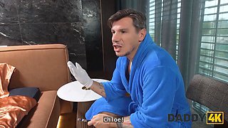 Daddy4k. chloe heart was done with her bf and fellated his stepdaddy’s Big Cock in his couch