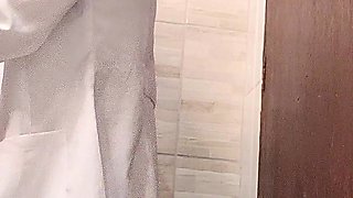 Doctor and Nurse Can't Resist and Have Sex in the Hospital Bathroom During Their Shift