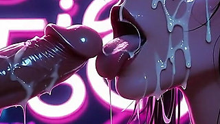 Neon Vixen’s Cyberpunk Fuck - Ai-generated