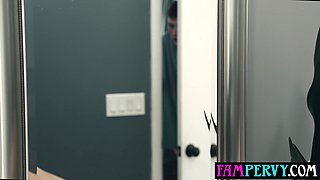 Neglected fluffy mom fucks arousing stepson