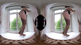 Margarita Teen Virtual 3D Strip On The Window - FeelMeVR
