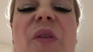 Fuck My Ass Deep with Your Big Cock! I Like It When I'm a Dirty Blonde and Moan Loudly!