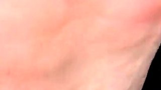 Amateur Foot Fetish Girlfriend Sucks and gives a Footjob