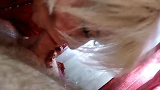 Mature Russian MILF Aimee Paradise Morning Blowjob POV - Family Mom Fucks Big Cock