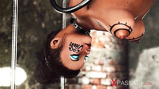 3DXPassion featuring bunny's ass fuck scene