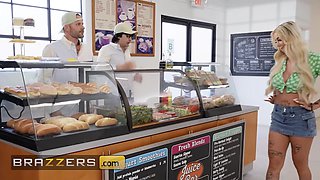 BRAZZERS - Scott Gets A Large Beef whistle When School Damsel Jaz Spunks Demonstrates Him With Her Sweet Honeypot