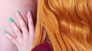 British Redhead, Victoria Greene Sucks, Fucks and Swallows Cum
