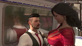 Indian housewife Archita Phukon gets raw action from a stranger on the train