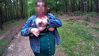 Summer Cum Fun In The Woods Big Milf Tits Taking A Cum Load