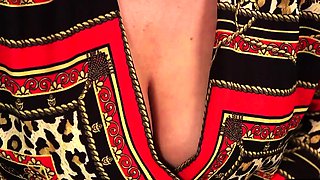 Gorgeous lingerie voyeur watching wanker