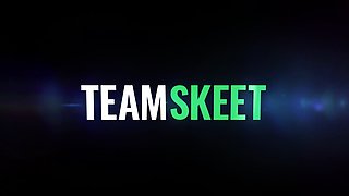 Teen blowjob threesome