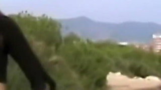 Angelina: Angelina Flashing Her Pussy and Ass