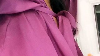 Big boobs milf masturbates with her dildo