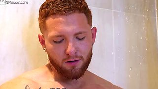 Dakota Surprises Jeremiah In The Shower With Open Wide Butthole