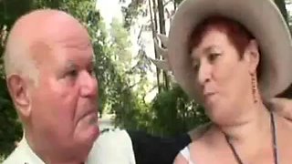 Step Grandpa Fucks Step Grandma and a Slut Outdoors: Blowjob, Amateur  Milf Porn