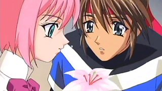 Horny anime slut fucking hard dick