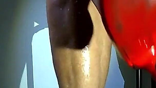 Blond Seducing You in Red High Heels 1.