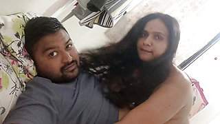Desi indian Marathi married horney couple Homemade riding video