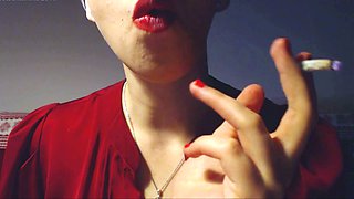 Busty amateur blonde solo