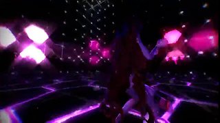 Out of this world shemale dances and bounces her cock