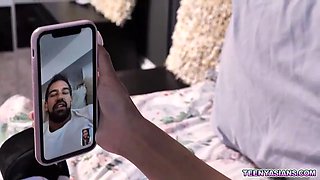 Tiny Asian college babes had a huge crush on their hot professor Johnny Castle. They decided to seduce him and started a 3some that ends in hot cum.