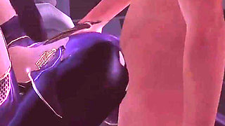 Ziyan Goddess Booty Bounce in 3D - 3D Animation