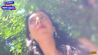 Katty West - Crazy Cumwalk On Public Waterfall Full Of People Blowjob In Public Toilet