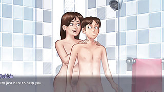 Chod chod kar maja agaya aj pura andar tak dal diya - summertime saga game