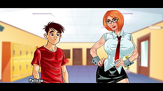 High School Days (RichyCapy) - Part 3 - My Principal Is A Mistress By LoveSkySanHentai