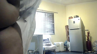 Mature SSBBW Stripteasing and Rubbing Her Clit