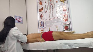 Nurse Has Her First Patient with an Erection!