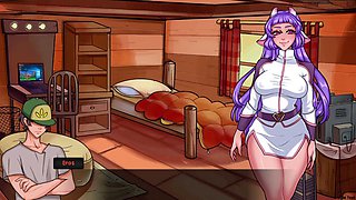 Amazing hentai nymphs in a 3D porn game by Naughtygameplays