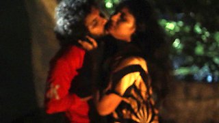 Terrace Night Fuck with Girlfriend While Her Parents Not in Home