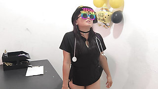 The doctors' buttocks are genuine and delicious