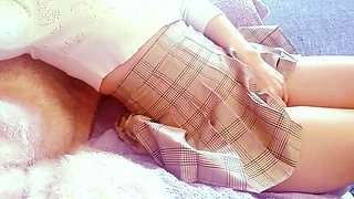 Slutty Teen Masturbates on Webcam After School